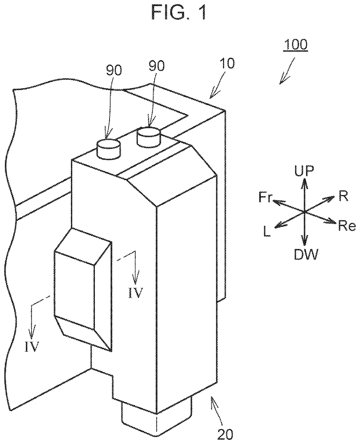 Connector fixing structure