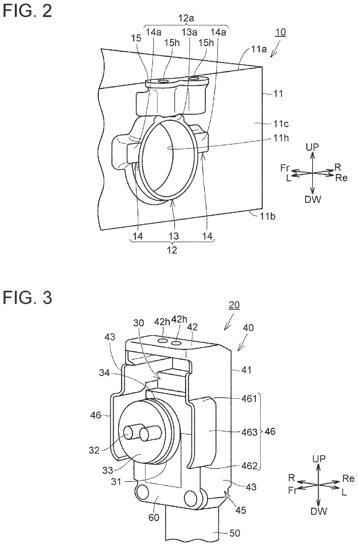 Connector fixing structure