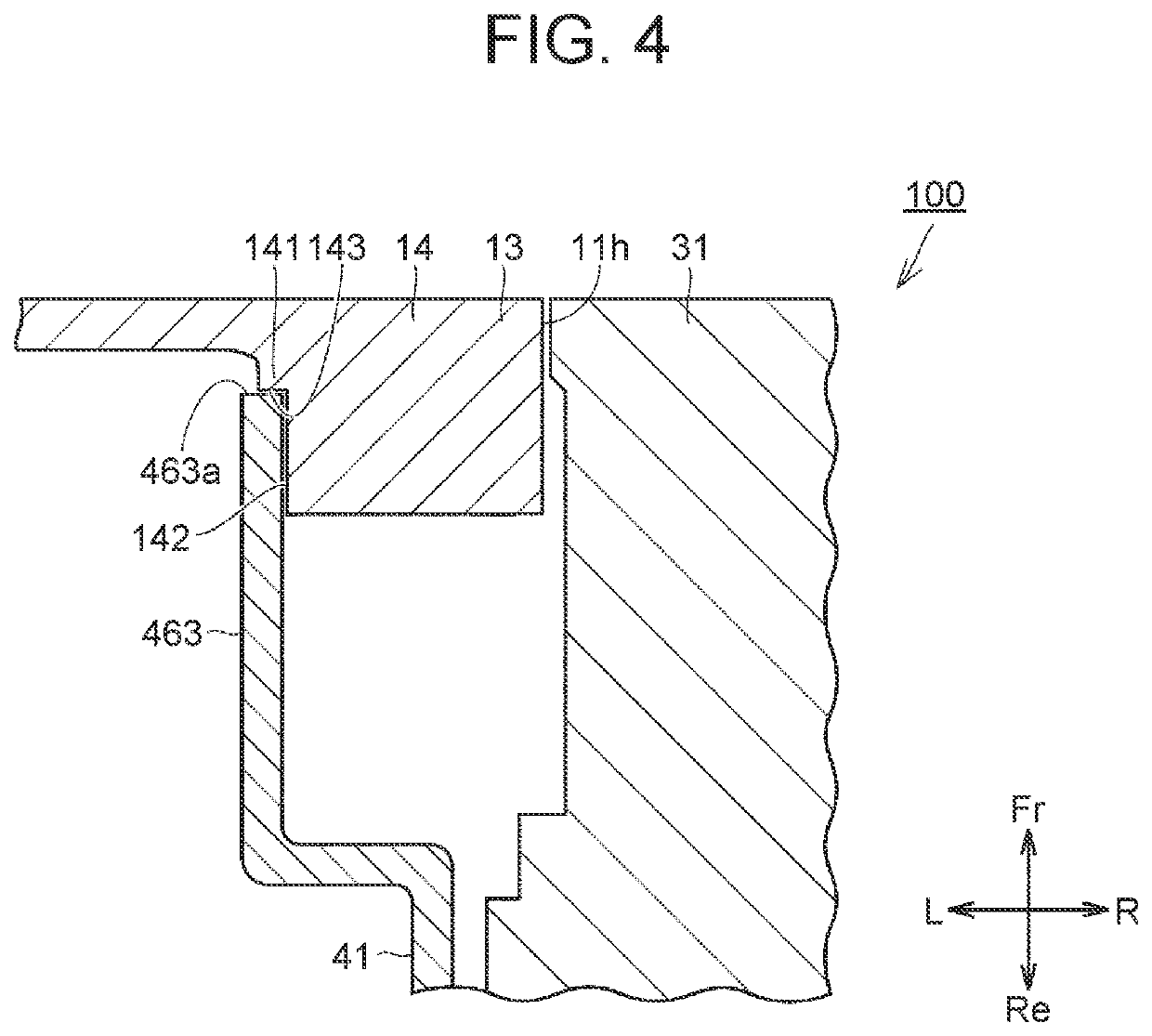 Connector fixing structure