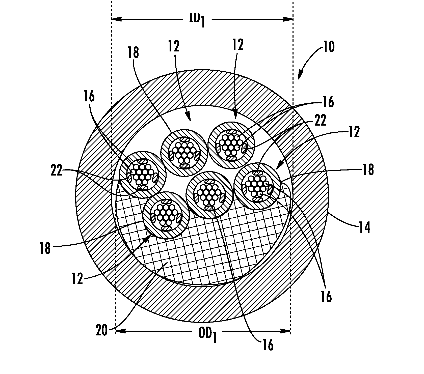 Multi-fiber, fiber optic cable assemblies providing constrained optical fibers within an optical fiber sub-unit, and related fiber optic components, cables, and methods