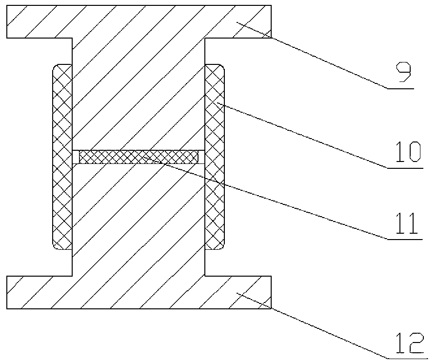 Sintering mold and sintering method of diode with square lead