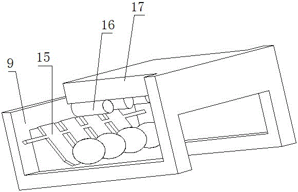 Automatic egg picking and loading device