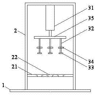Parallel hydraulic type triaxial sample preparation device and sampling method thereof