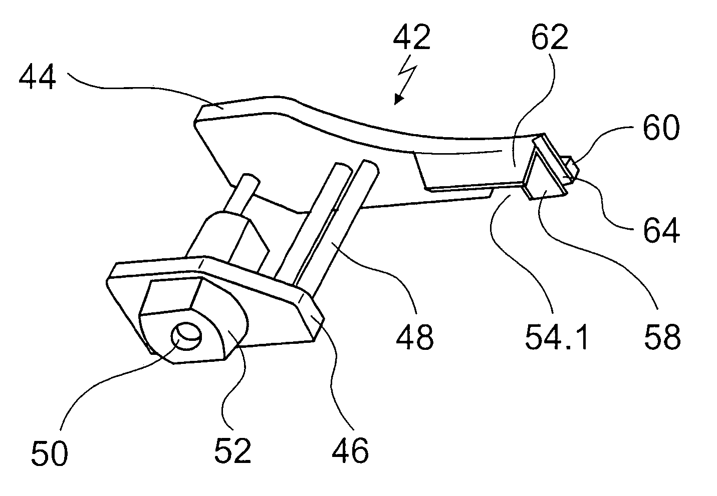 Bearing arrangement for vibrationally mounting a grinding disk in a grinder