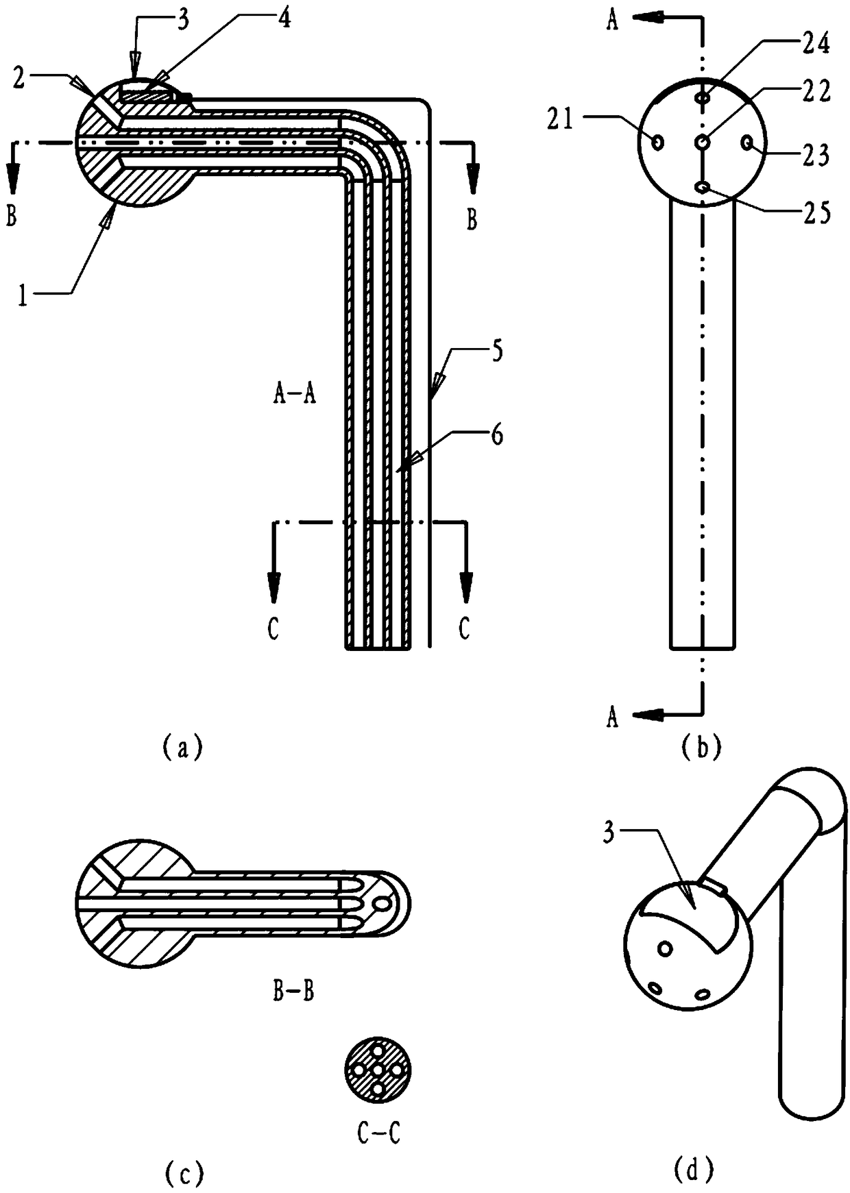 A three-dimensional measurement system and method for large-space steady-state flow field
