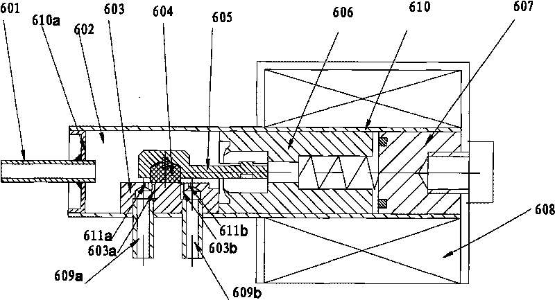 Electric throttling distribution mechanism, air conditioner system and flow control method thereof