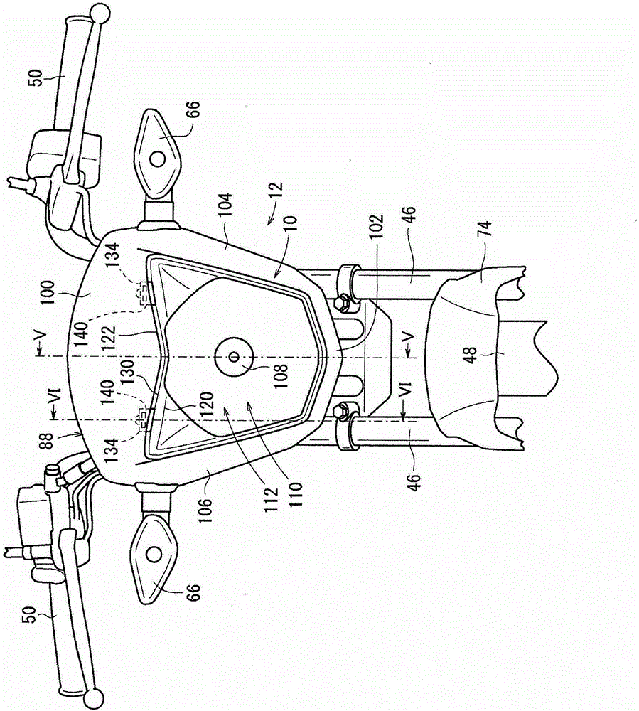 Light illuminator support structure for straddle vehicles