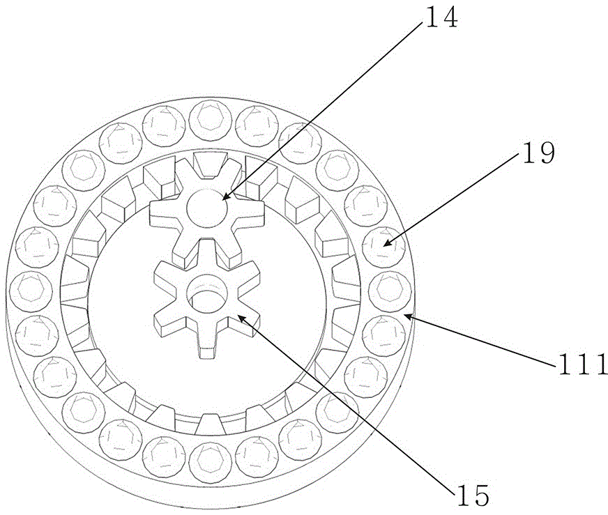 Transmission rotary ring and rotation method thereof