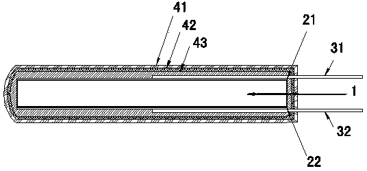 Polymer PTC element with excellent weather resistance and its manufacturing method