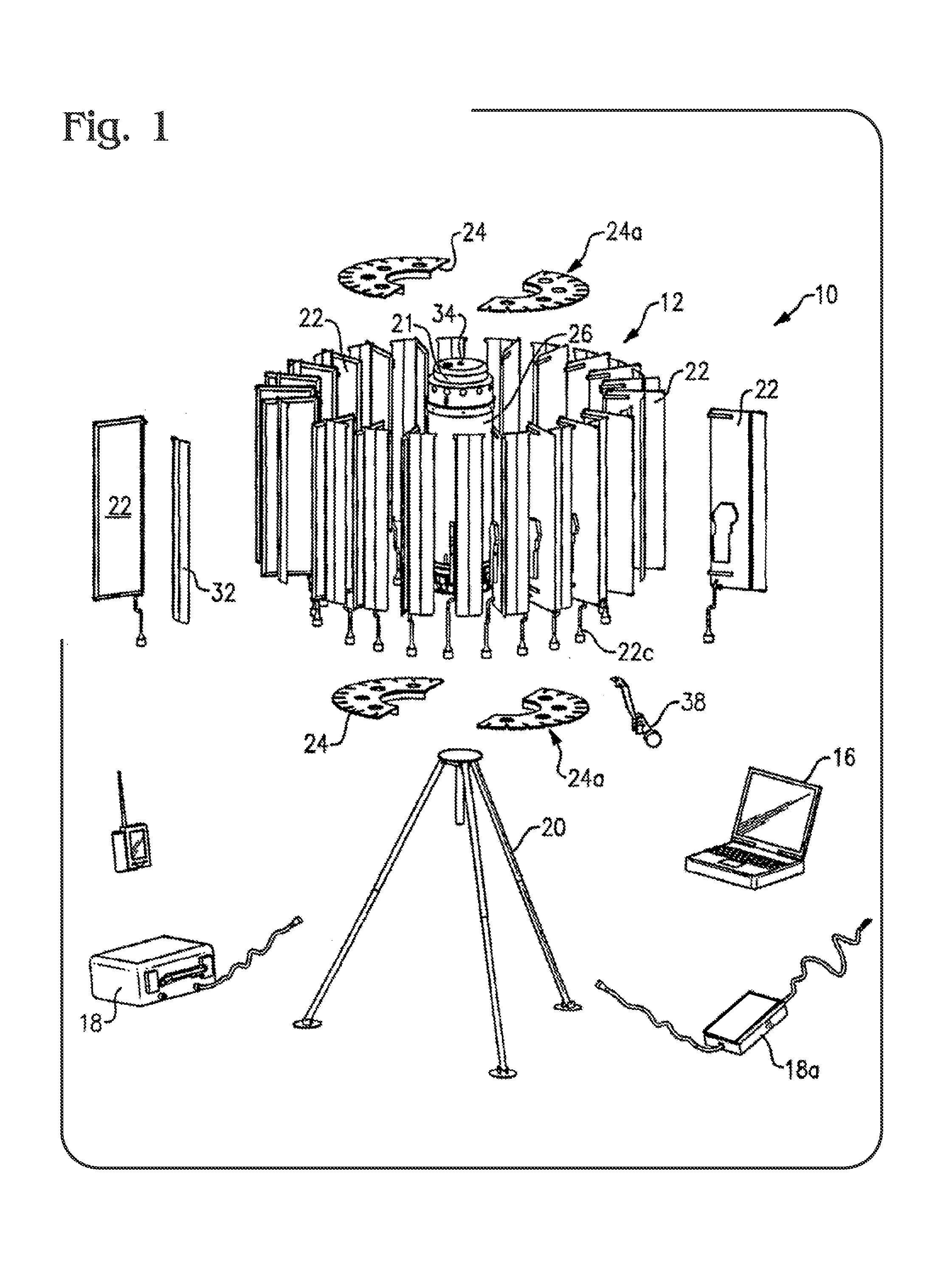 Bench-top measurement method, apparatus and system for phased array radar apparatus calibration