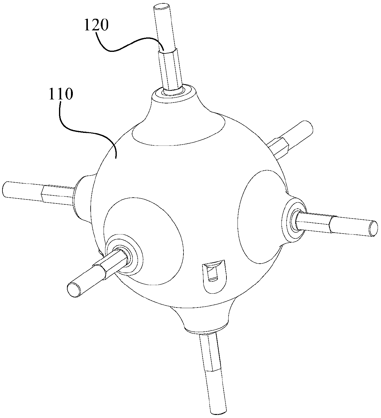 Intelligent center shaft, intelligent cube and timing method thereof