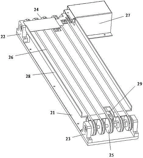 Defective material throwing device of automatic screen assembling machine