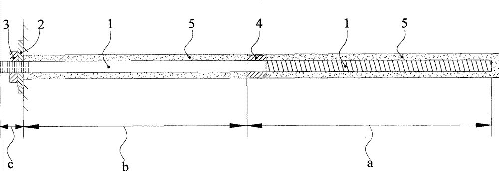 Tension and compression coupling type high-strength and high-deformation anchor rod and method for using same