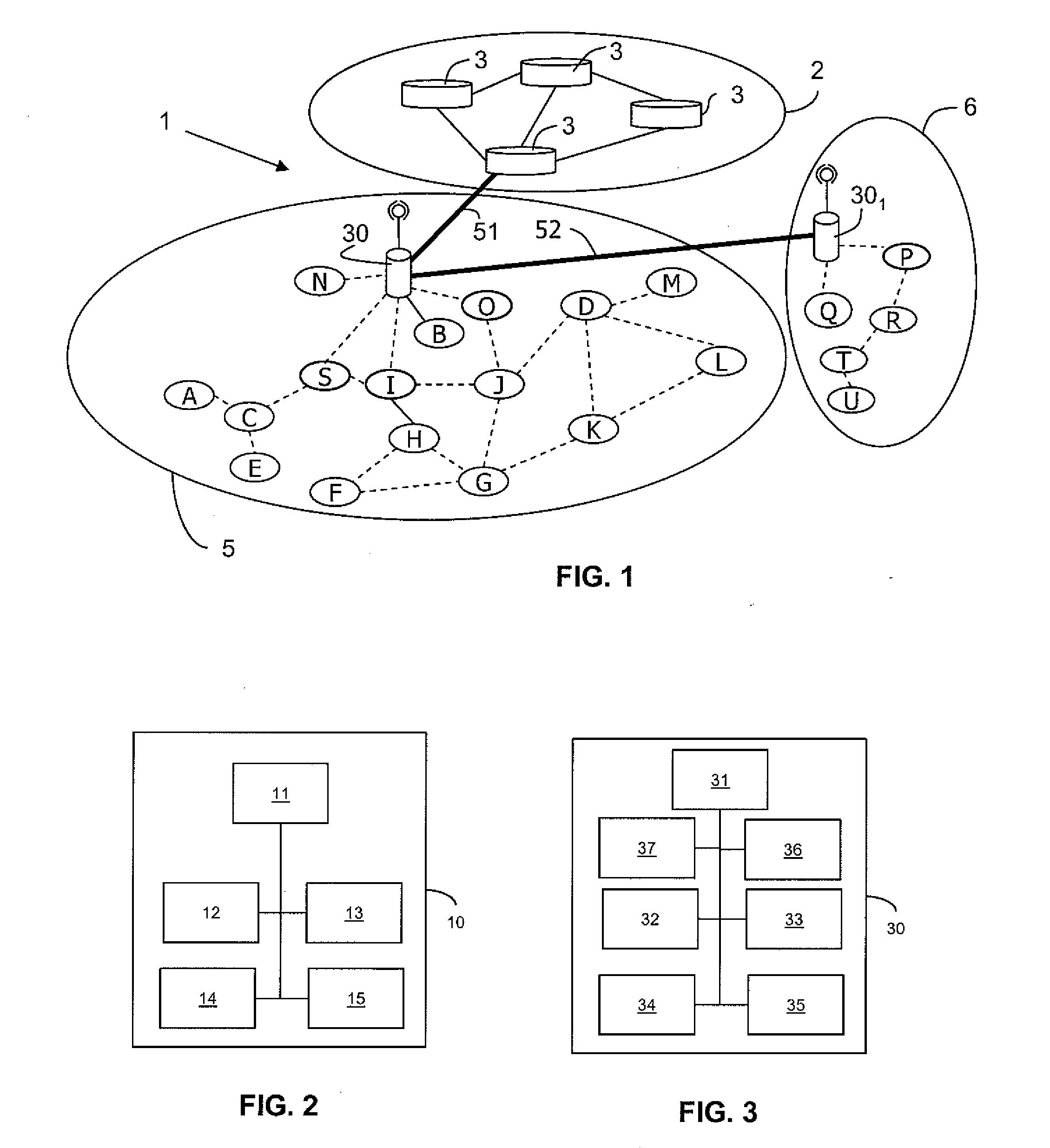 Access Point and Node for Controlling Routing in a Hybrid Network