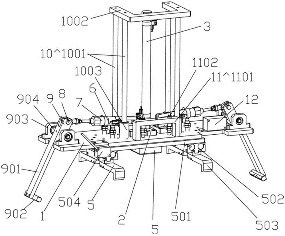 Clamping jaw mechanism