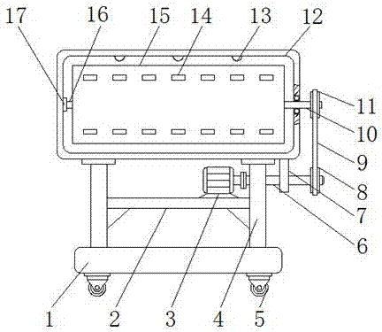 Textile display frame with good display effect