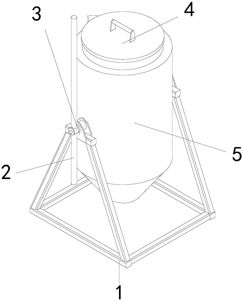 Vertical anaerobic fermentation tank