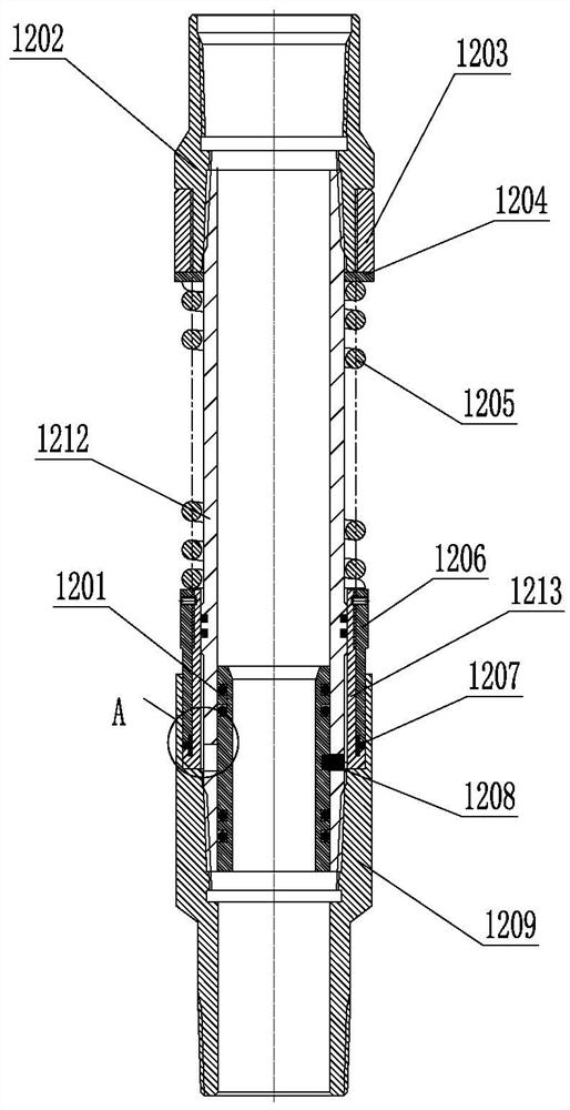 Packer, string and method for rapid leak detection in whole wellbore