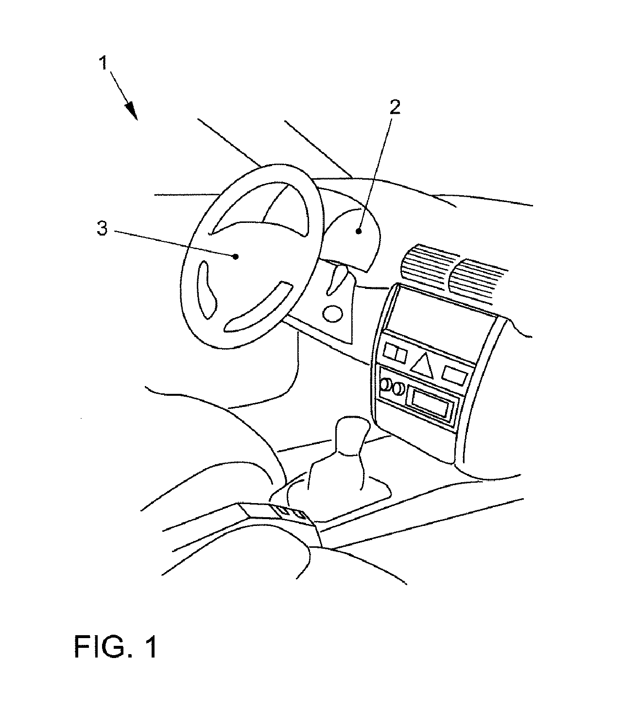 Display device for a vehicle for displaying information relating to the operation of the vehicle and method for displaying this information