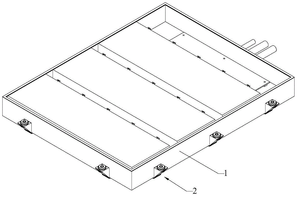 A battery box installation structure