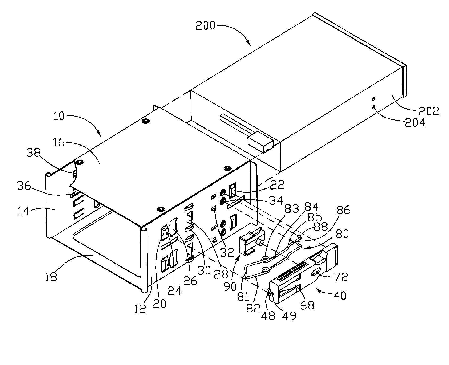 Mounting apparatus for data storage devices