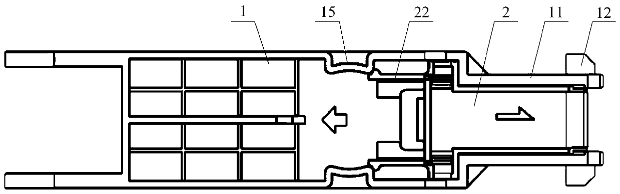 Buckle and ceiling-mounted air conditioner with the buckle
