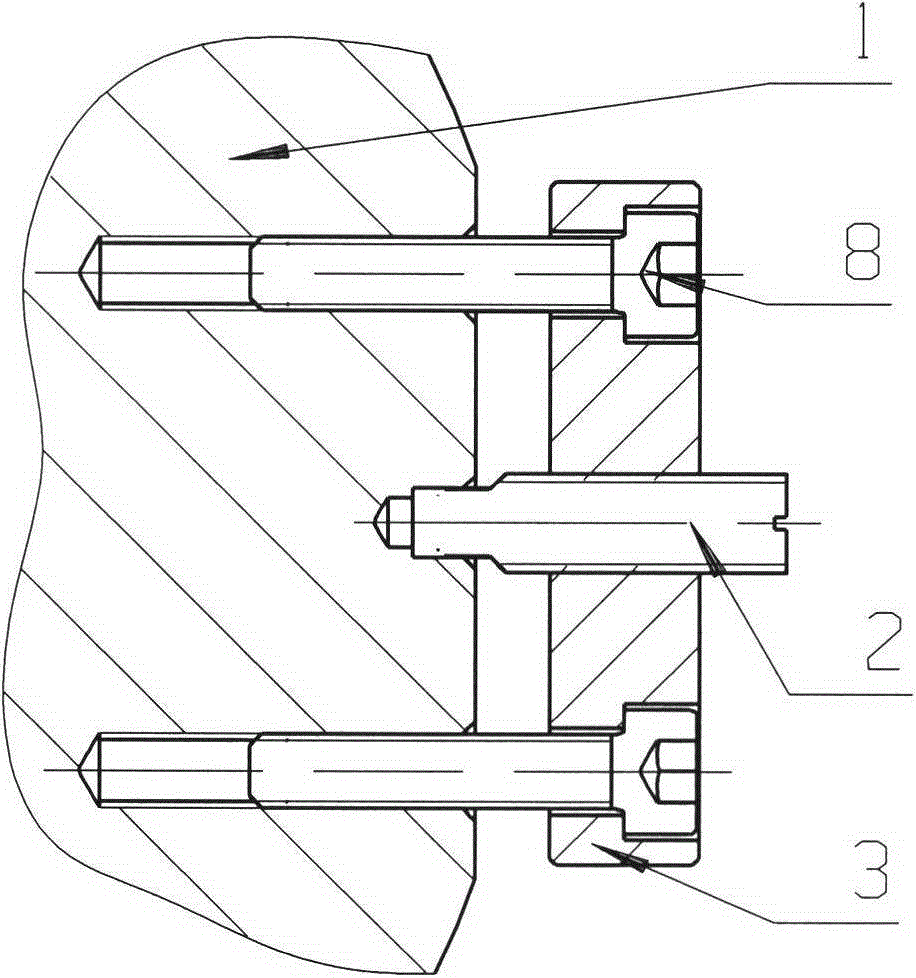 Auxiliary apparatus for plate part thermal spraying technology