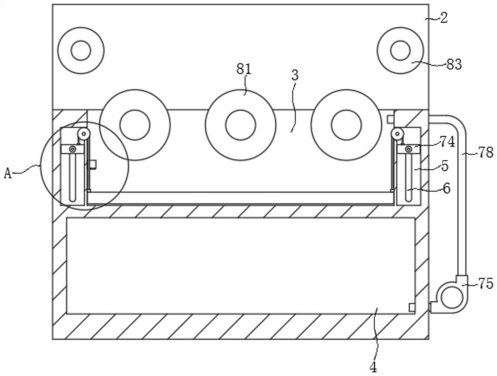 Gluing device and method for viscose cotton yarn