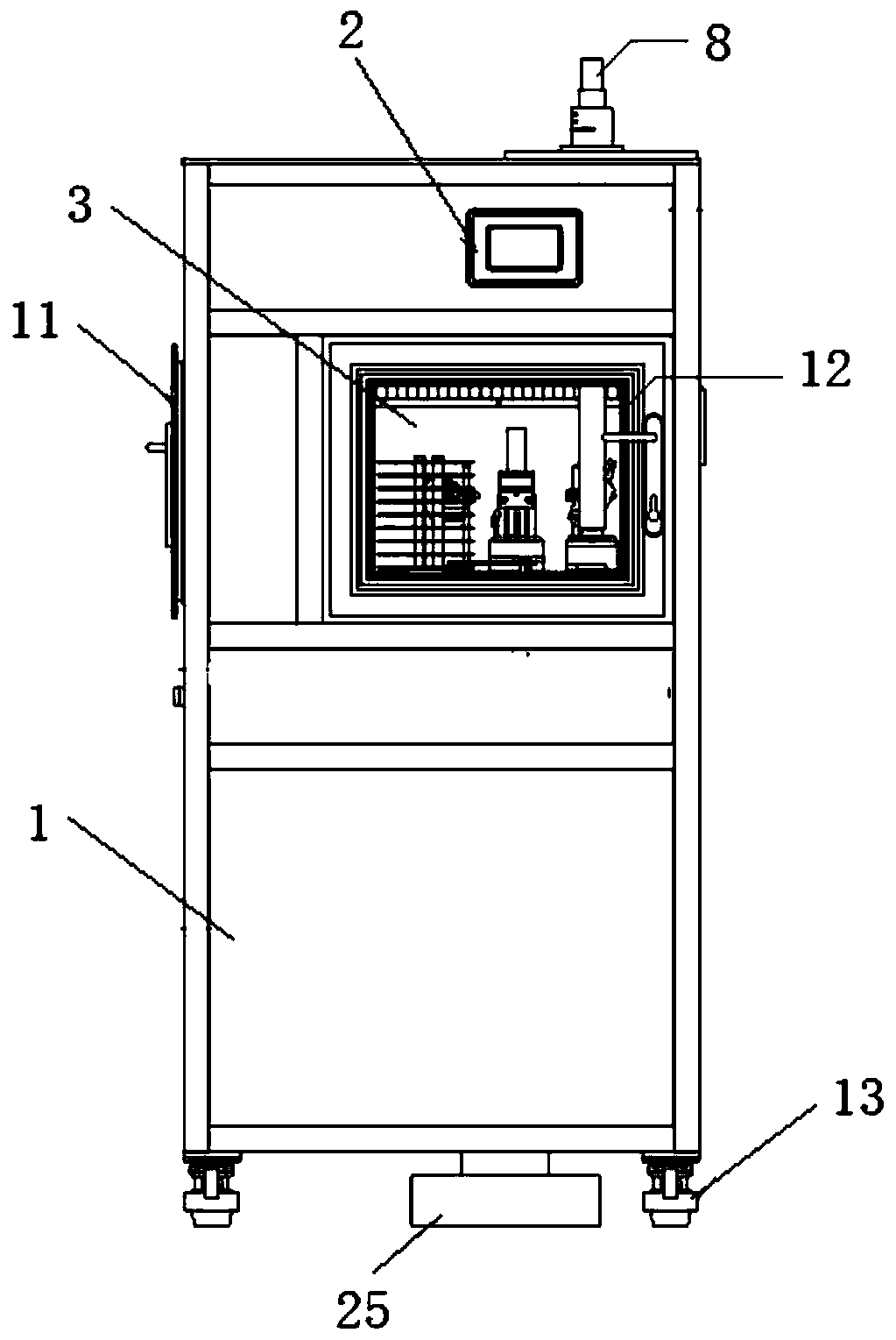 Air particulate matter automatic monitoring system and monitoring method