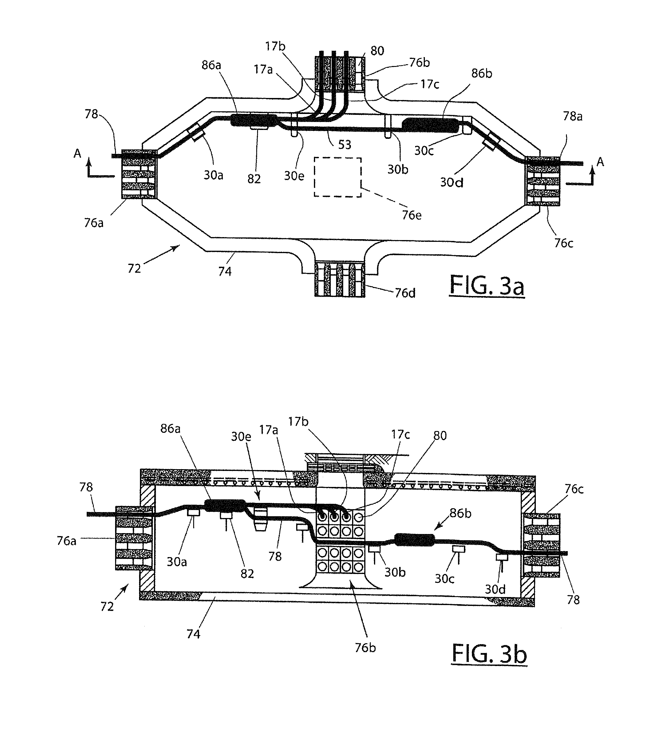 Electrical cable support arrangement