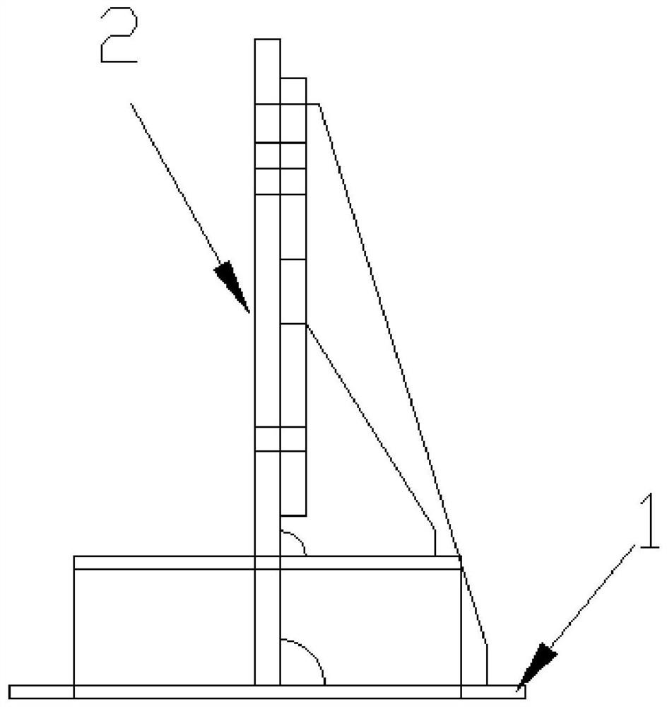 Wind tower universal type temporary bracket