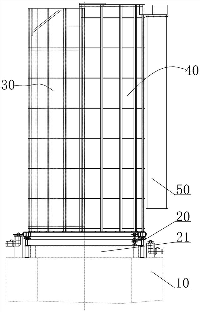 Rotary exhaust fume collecting hood for oil fume purification