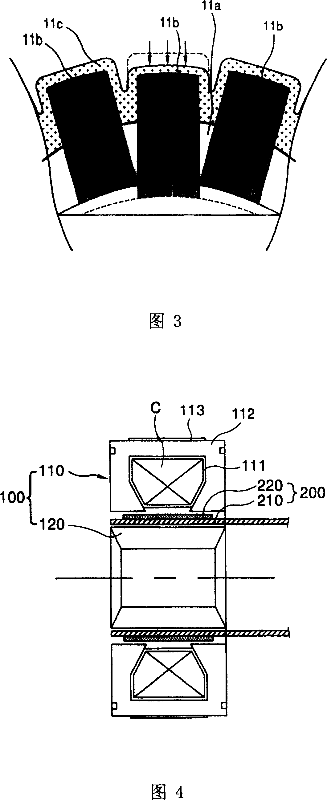 Outside stator for planar motor