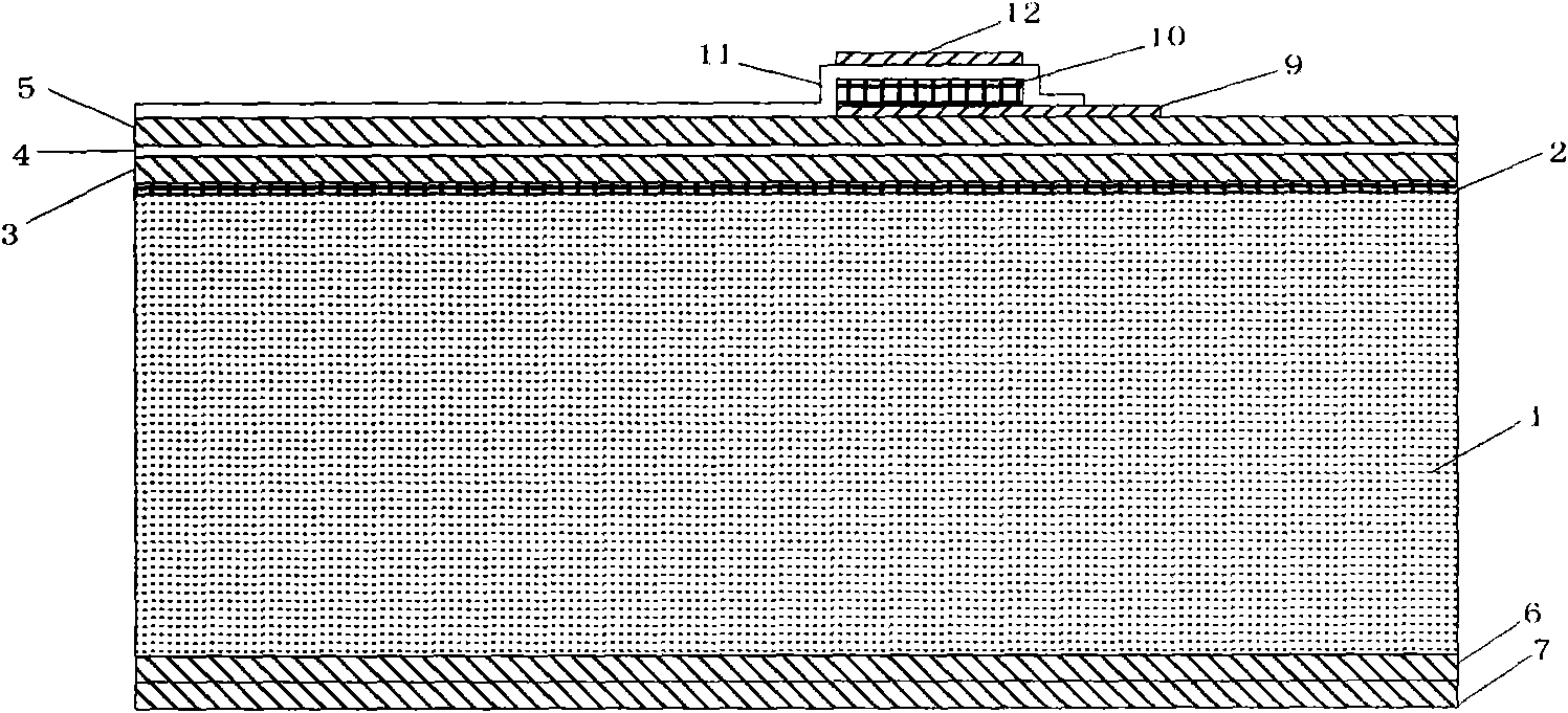 Soft support cantilever beam type silicon micro-piezoelectric microphone chip and preparation method thereof