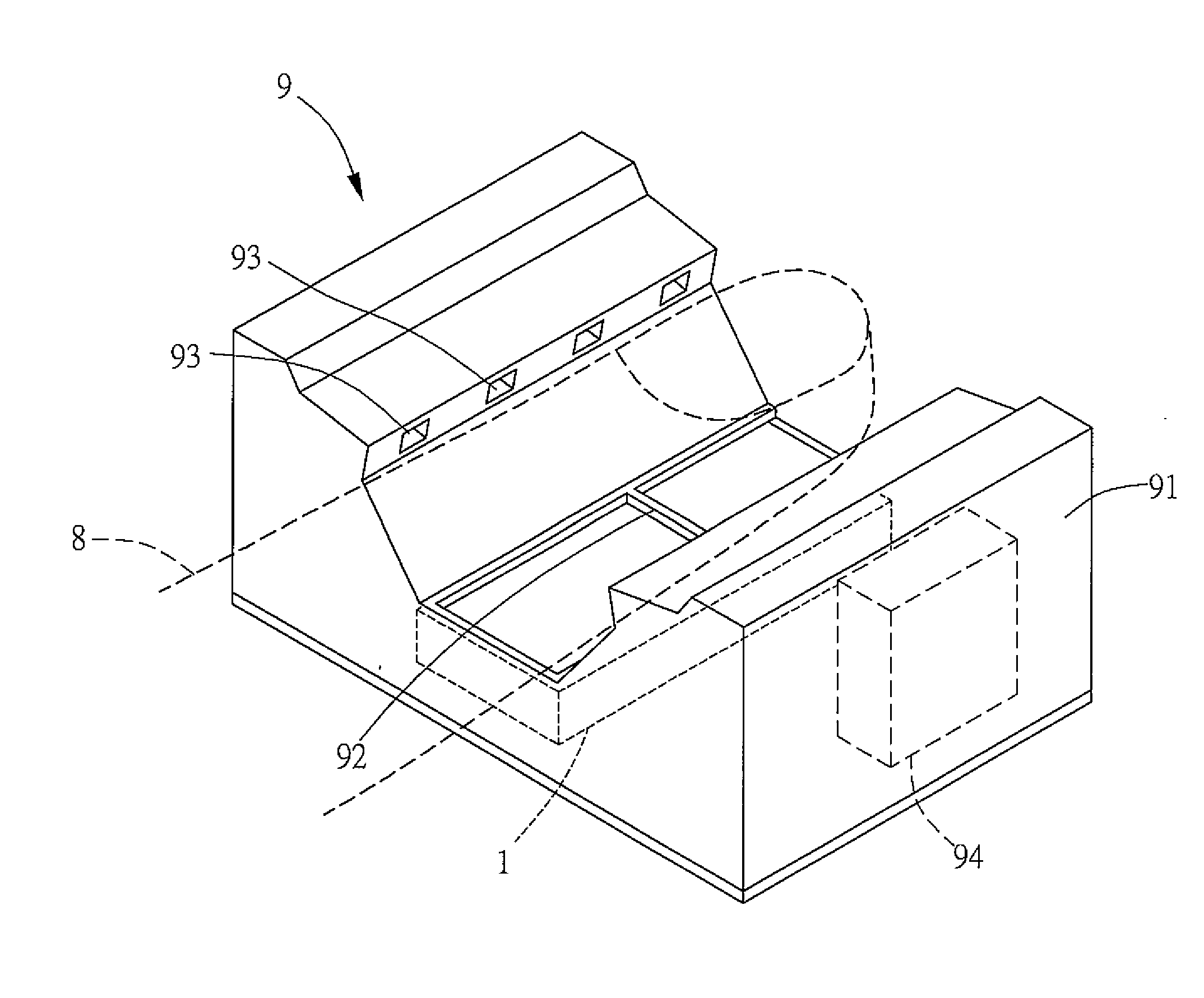 Thin Optical Imaging module of a Biometric Apparatus