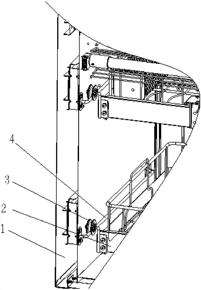 Pulley stable structure and disinfection cabinet