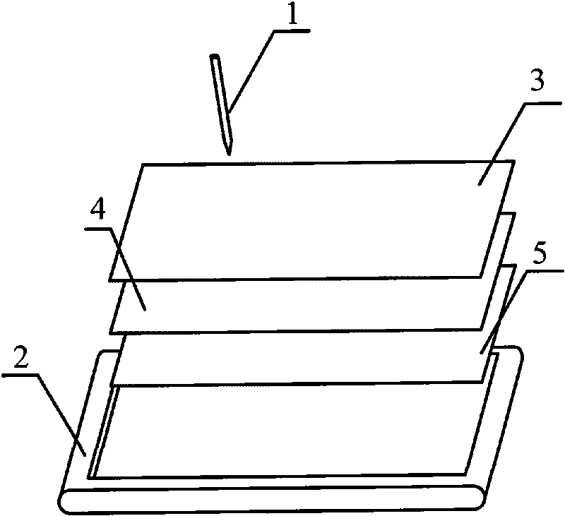 On-line handwriting equipment