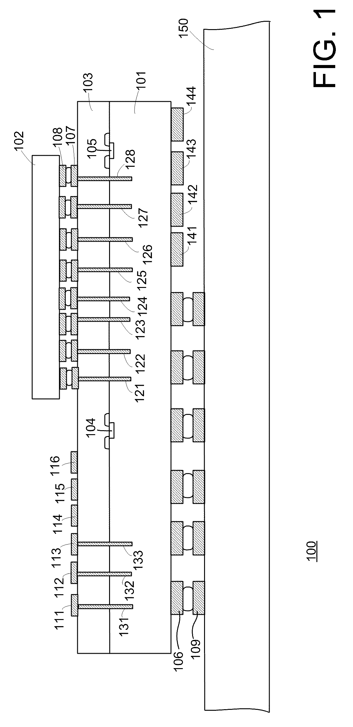 Apparatus and method for testing of stacked die structure