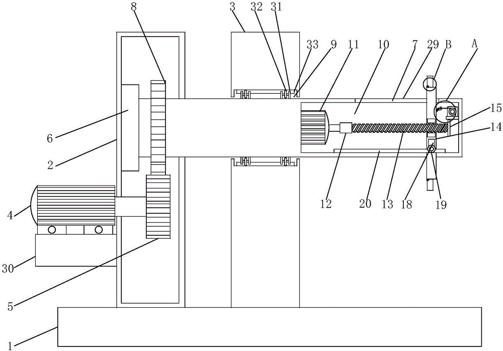 Steel band unwinding device with width capable of being adjusted according to diameter of steel band