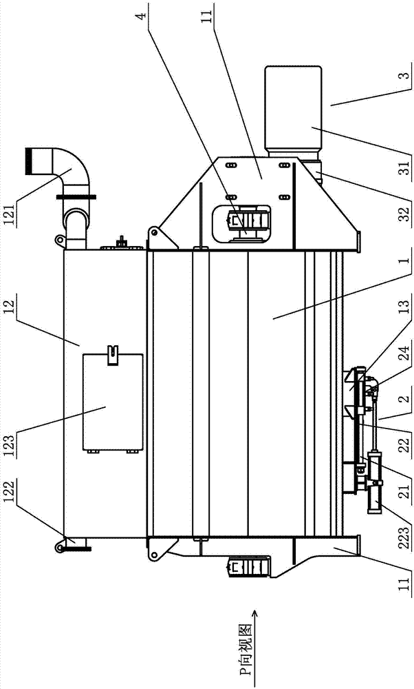 Bidirectionally-mixed horizontal shaft stirring machine and stirring method thereof