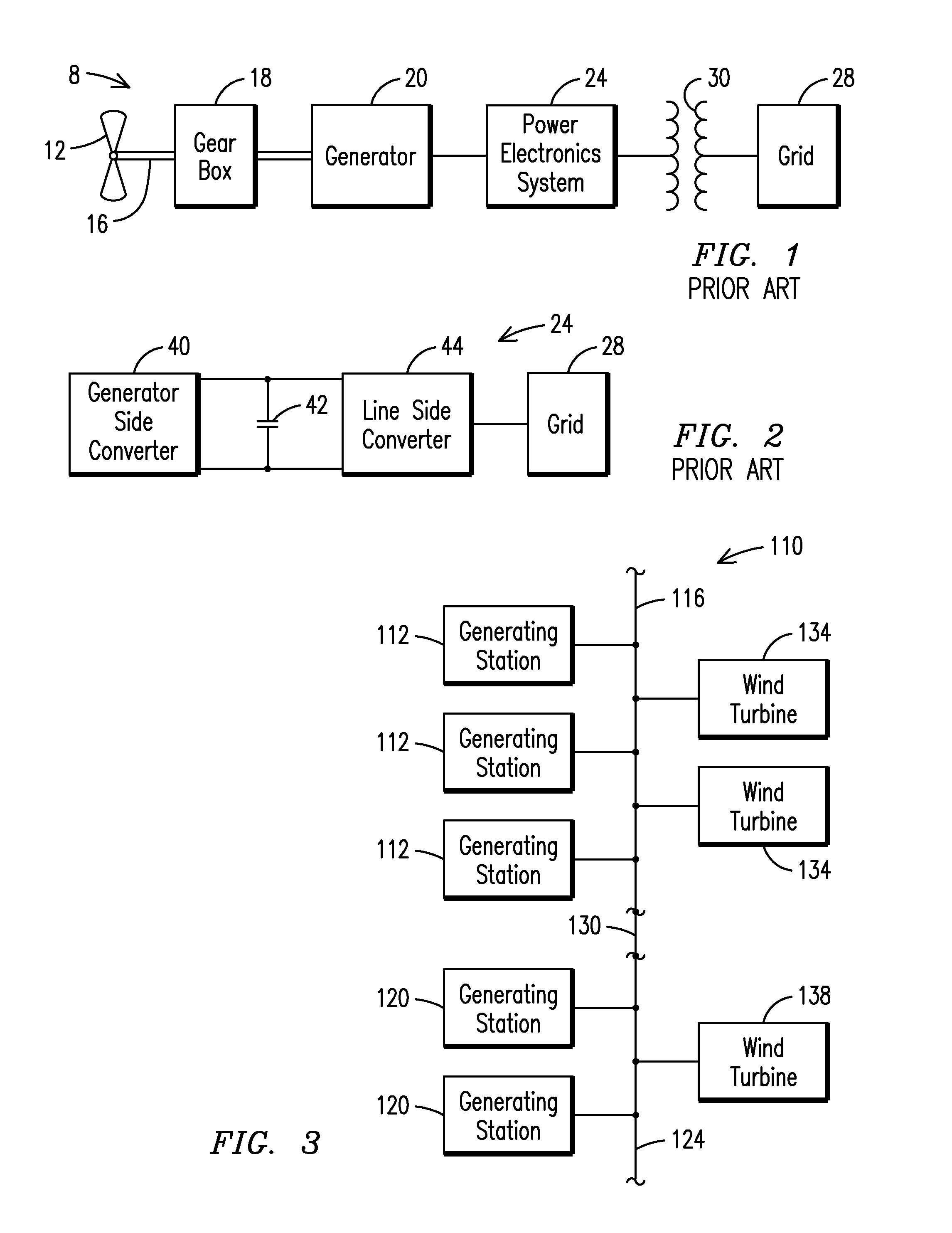 Method and system for damping subsynchronous resonant oscillations in a power system using a wind turbine