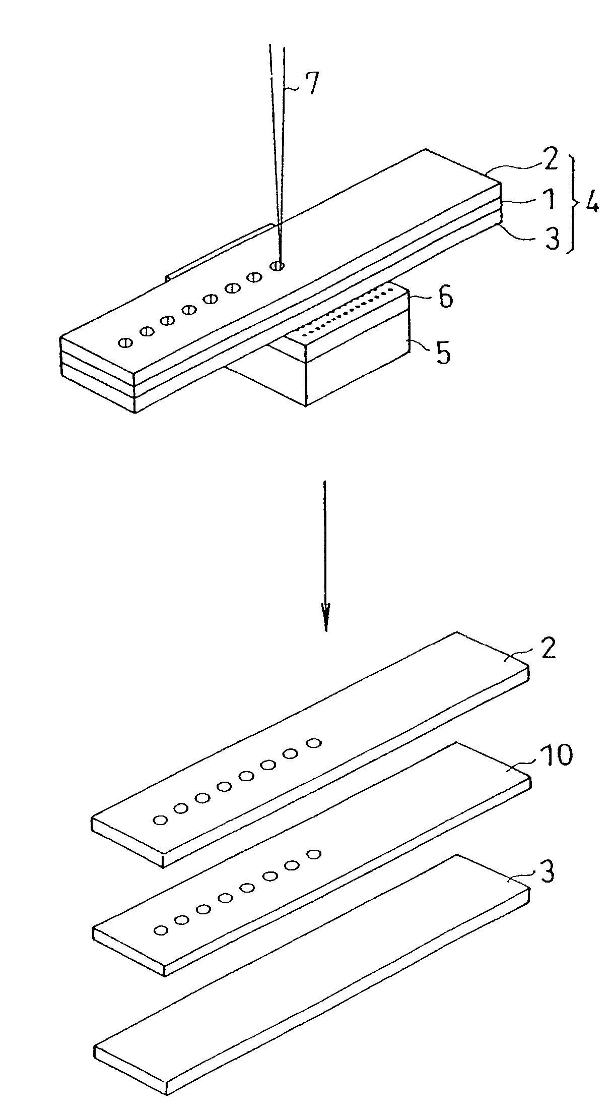 Protective sheet for laser processing and manufacturing method of laser processed parts