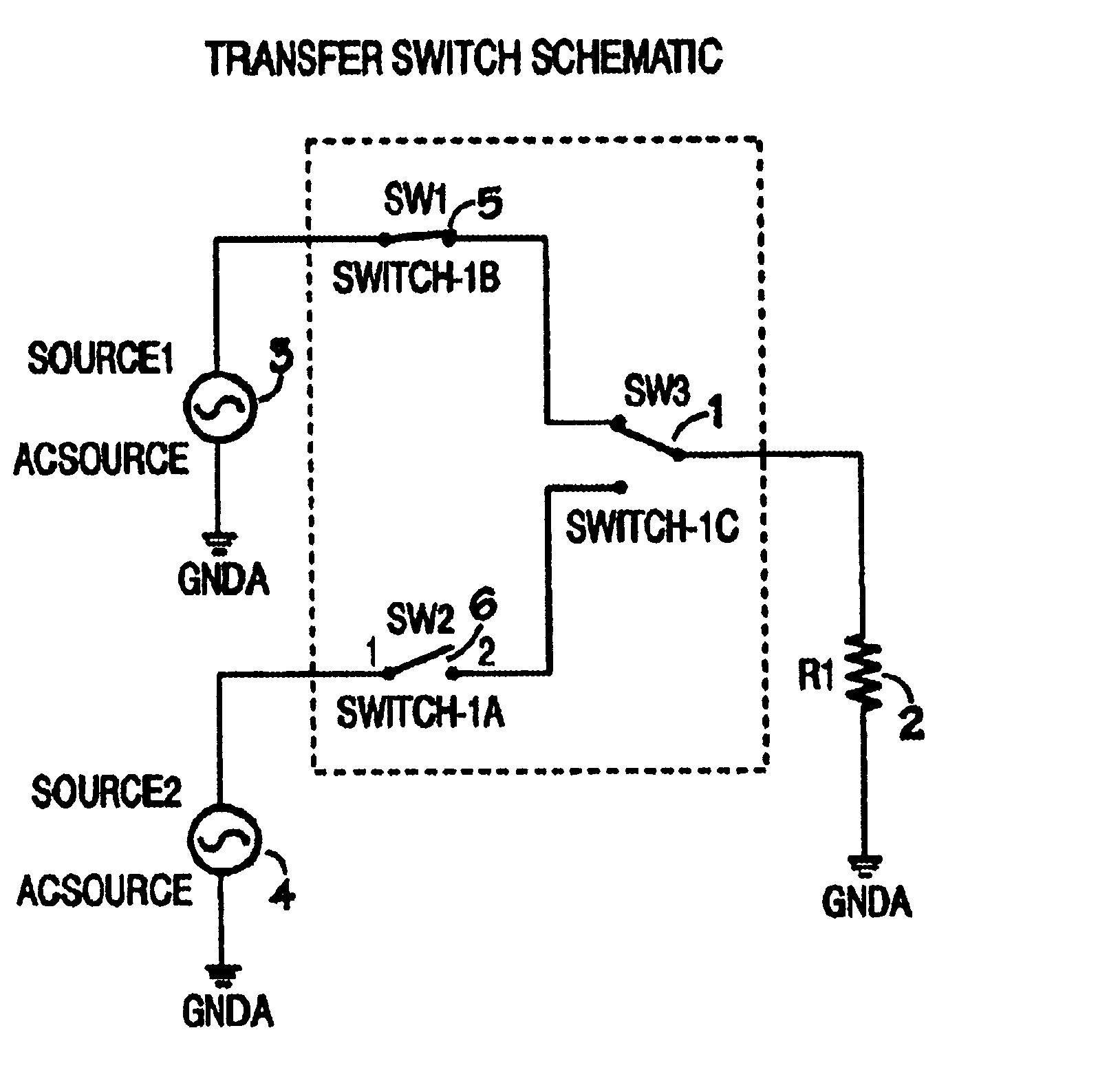 Method and apparatus for transfer control and undervoltage detection in an automatic transfer switch