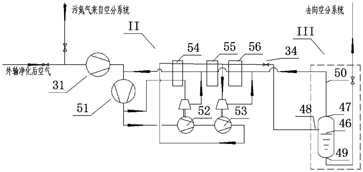 Liquid air separation device and production method utilizing night cheap electric power