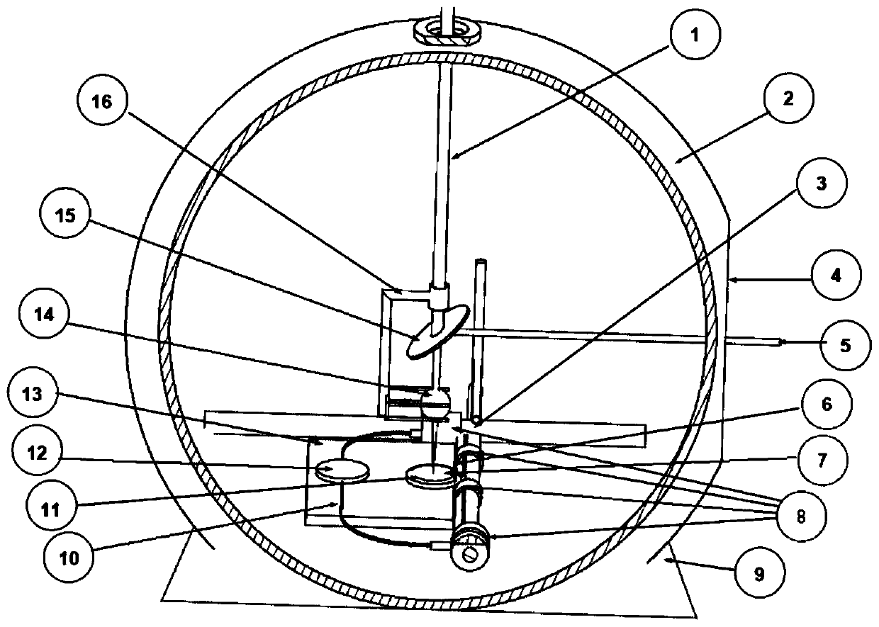 Device and method for preparing metal film through area expansion in vacuum environment