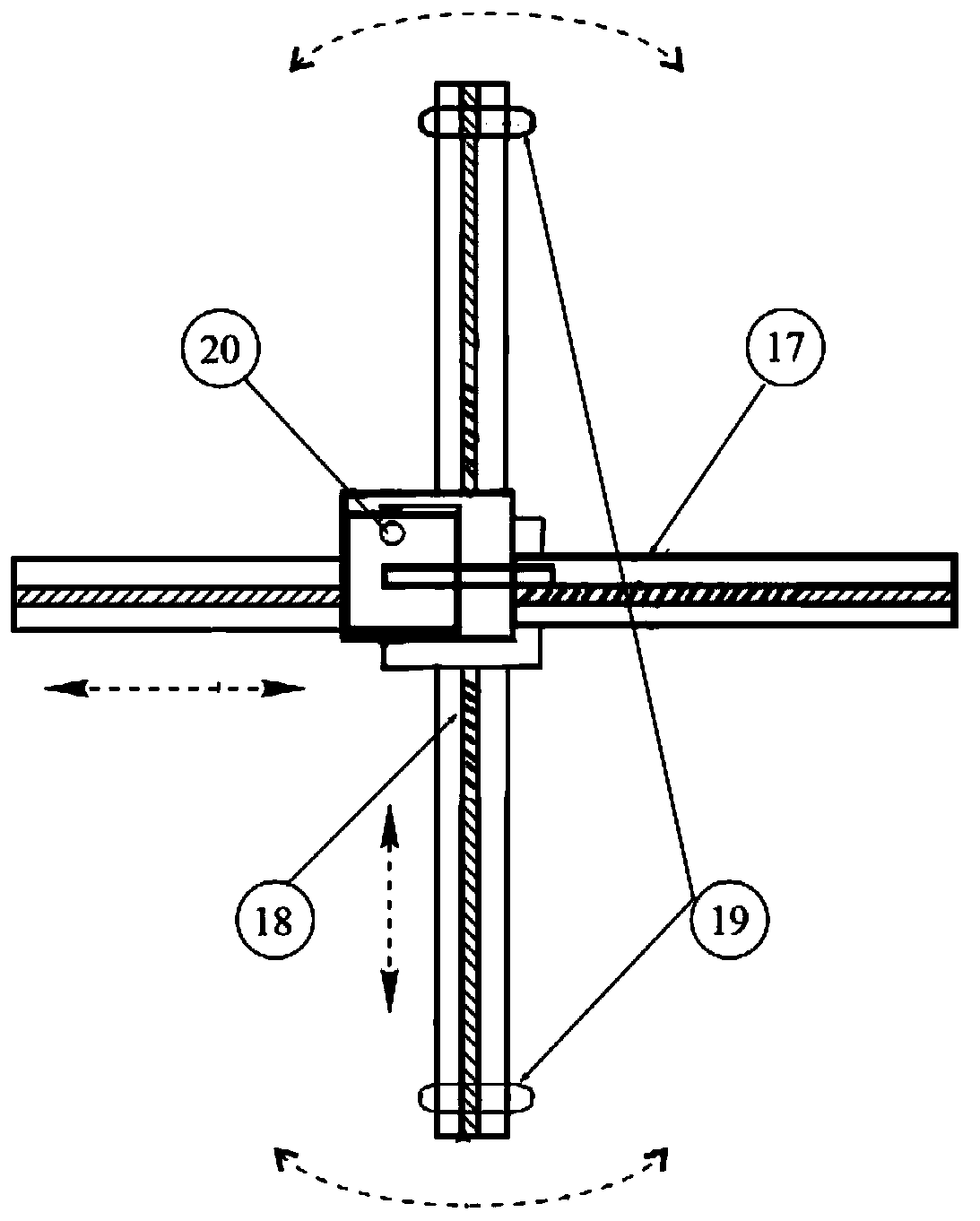 Device and method for preparing metal film through area expansion in vacuum environment