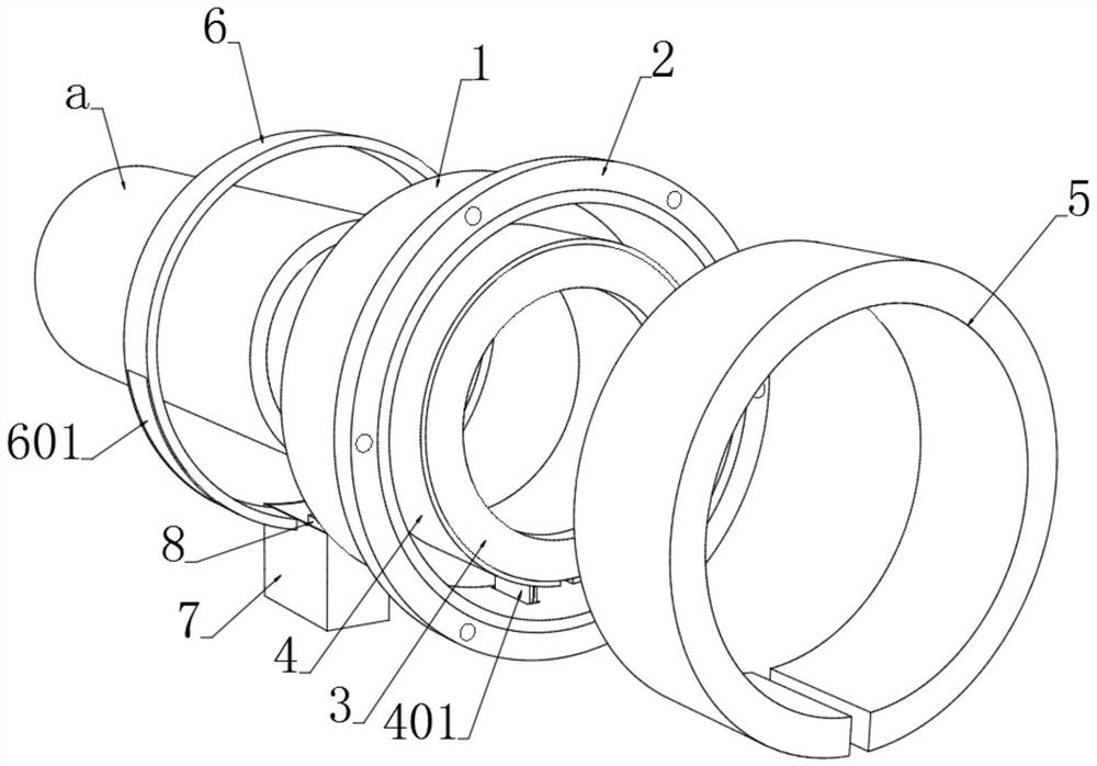 Drainage pipeline leakage-proof early warning device based on urban construction