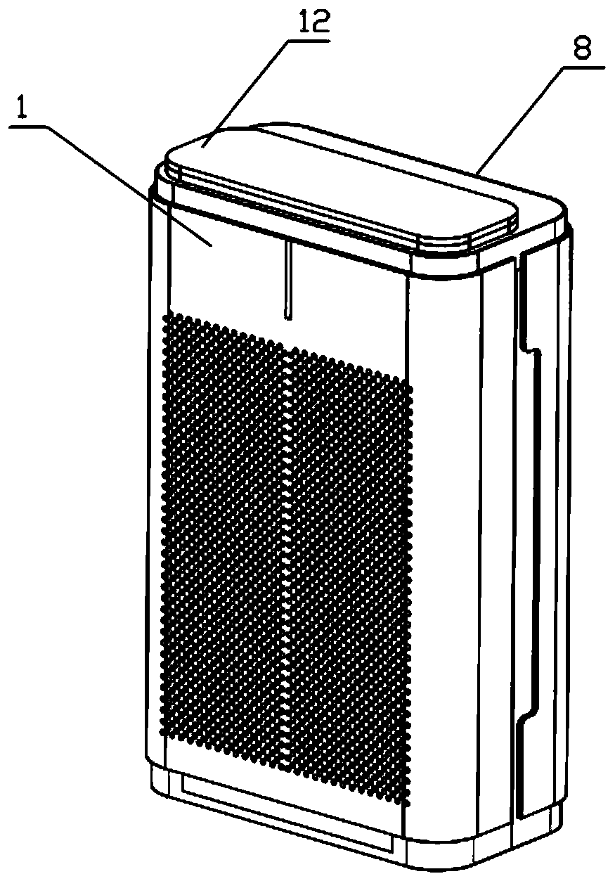 Slow-release air purification and disinfection integrated machine