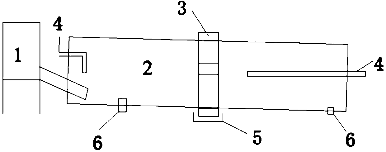 Gravity-type multiphase continuous stirring device for lightweight aggregate insulation products