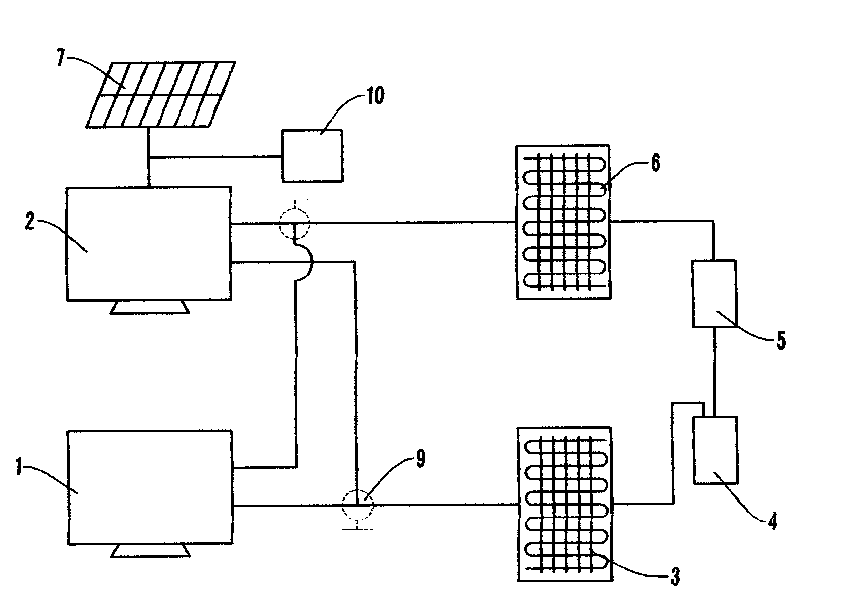 Solar car sunshading and cooling device